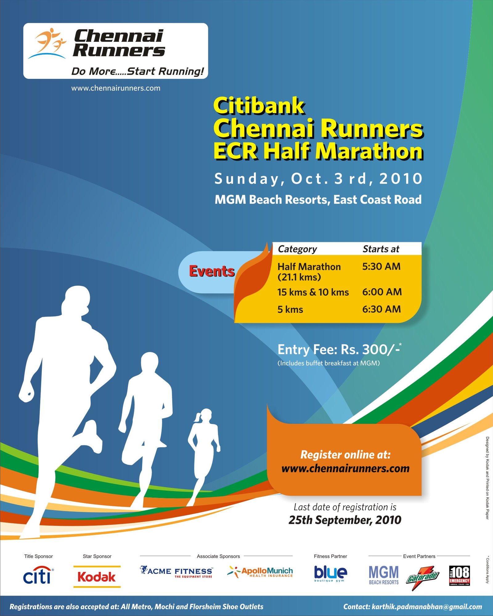 Chennai Runners ECR Half Marathon 2010