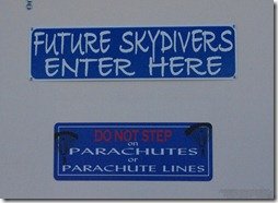 Skydive– And the Indian Flying Monkey Flew